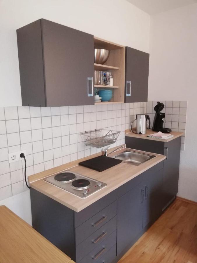 Ferienwohnung - Apartment mit Balkon in Halle-Saale, Trotha Halle  Buitenkant foto